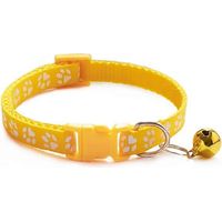 Collier à grelot pour chat réglable, collier personnalisé pour chien et chat, accessoire animalier personnalisé pour chaton.