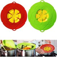 Juego de 2 tapas herméticas, de 26 cm y 28 cm, con tapón antigoteo, protector antisalpicaduras para microondas, tapas de silicona sin BPA, aptas para lavavajillas.