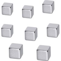 Sigel Magnete neodimio B3101 (L x A x P) 10 x 10 x 10 mm cubo Argento 8 pz. B3101