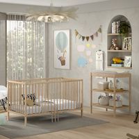 Lettino e fasciatoio Vipack Meryl Wood 70x140