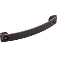 Estamp Griff Flexo LA 160mm - Möbelgriff Breite 185,8mm - Schrankgriff im Industrie-Look, Zinkdruckguss Eisen industriell