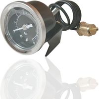 Manomètre glycèrine axial INOX standard - 16 bar - DISTRILABO