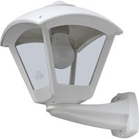 Applique dario 1xe27 ip55 l.24xw.28xh.28xh.30,5cm blanc résine