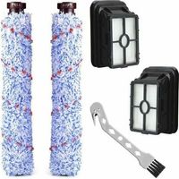 Brush Roll - ABS Microfiber Nylon Bristles - For Hard Floors And Carpets - 2 Pieces