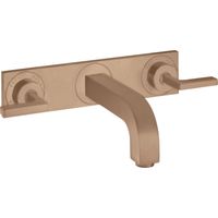 hansgrohe AXOR Citterio mitigeur lavabo 3 trous encastré, bec