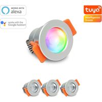 Smartes MiBoxer LED Einbaustrahler Set 3W 12V IP66 - Lichtfarbe: RGB+2700K - Anzahl: 4x