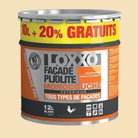 Peinture façade pliolite 12L – Aspect mat – Ton pierre – Adhérence exceptionnelle – Résistance UV et intempéries – Loxxo