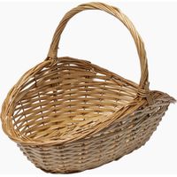 Weidenkorb für Holz WERKA PRO 50 x 30 x H. 8/20 cm
