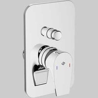 MISCELATORE DOCCIA INCASSO CON DEVIATORE BING - Completo -Cromo