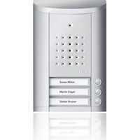 ritto Modernes Silbernes Intercom mit 3 Tasten