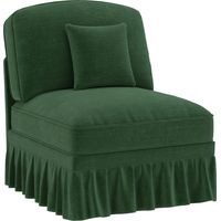 Canapé Windsor without Armrest Confort Chenille Vert 78.00x83.50x93.00 ZIPSOFA Canapé