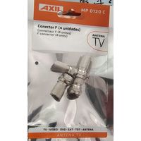 Conector antena coaxial f 4 pz axil