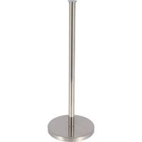 Support Réserve papier toilette WC en métal Chrome H 42 cm - TENDANCE