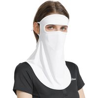 1pcs summer sunscreen mask women outdoor riding golf ice silk veil thin style face protection towel