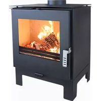 Stufa a Legna Rheia L - Potenza 5 kW, Riscaldamento Efficiente ed Elegante Design per la Tua Casa