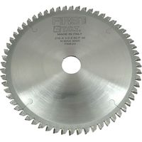 FIRST ITALIA Lame de Scie Circulaire HM D. 216 x Al. 30 x ép. 3,0 mm x Z60 TP Neg pour Alu/Bois - Finition Précise - Idéale pour Professionnels