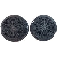 Ersatzteil - Lot de 2 filtres charbon type - - FAURE, WHIRLPOOL, ELECTROLUX, ESSENTIEL B, LADEN, IGNIS, ARISTON HOTPOINT, BAUKNECHT, PRIVILEG, INDESIT, ELICA, INTEGRA, JUNO, ZANUSSI, AEG, IKEA, ZANKE