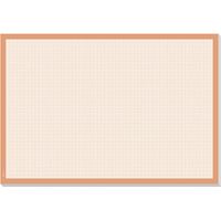 Sigel Graph HO270 Sous-main blanc, orange (l x H) 59.5 cm x 41 cm