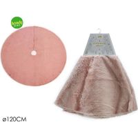 Copribase albero Handy pelo sintetico rosa Ø120 cm