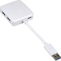 Raspberry Pi® SC1636 Hub USB 4 Porte USB-A USB 3.0 5 GBit/s Bianco SC1636