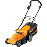 LawnMaster M2EB1637M Tondeuse et tracteurs 1600W 37cm, 6 Hauteurs Réglable 20-70mm, 40L Bac de Ramassage 2 Ans de Garantie