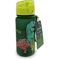 Puckator Borraccia Infrangibile per Bambini con Apertura a Scatto 350ml - Dinosauri - Dinosauria