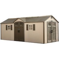 Casetta da Giardino grande e resistente in plastica Lifetime Makro 244x605x244 cm by Ezooza