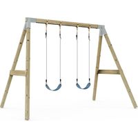 Premium Double Garden Swing for Kids- Flex Mint Green