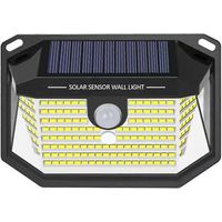 Lampes solaires LED à détecteur de mouvement, étanches IP64, pour portail et porte d'entrée. Yar