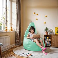Puff Pera Polipiel Indoor Menta Happers XL