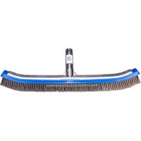 Brosse fond/parois poils inox clip 45 cm. Starpool
