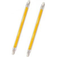 Pack of 2 R7S LED Bulbs, 189mm, 1200LM, R7S 20W COB LED Equivalent to Halogen R7S J118 100W 120W, 360 Degree Beam Angle, Non-Dimmable, Slim 189mm R7S LED for Ceiling/Floor Light, Warm White 3000K