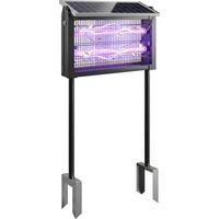 Lampe solaire extérieure anti-Zanzare avec couvercle de protection, 45 x 18 x 90 cm, noire produit de qualité avec garantie satisfait ou remboursé