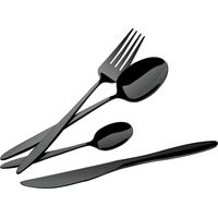 Berlinger Haus Set di Posate Nero 24 Pezzi
