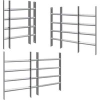 Bc-elec - AWB-602 Rejilla de ventana extensible, rejilla protectora, rejilla de seguridad de 60x70 a 105cm