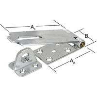 Fermaglio di sicurezza L.105mm H.35mm STA zincato blu VORMANN (Per 10)
