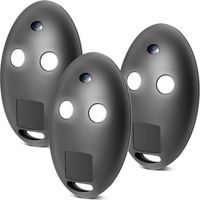 Telecomando Cancello, 3 pezzi 433 MHz Telecomando Compatibile con BFT MITTO2, 2 canali, Rolling Code per cancelli automatici