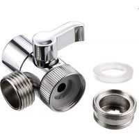 Ensemble de pommeau de douche, adaptateur de douche, collecteur, pièces de rechange pour robinet d'évier de cuisine ou de salle de bain