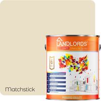 Landlords Paint - Kitchen & Bathroom Paint - Mould Resistant, Washable & Durable - Matchstick - 1L