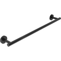 1 Porte-serviettes Mural, Acier Inoxydable SUS304, Noir Mat, 60CM, Pour Salle de Bain Cuisine