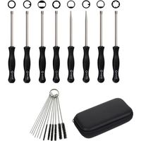Set of 12 carburetor adjustment tools with screw drivers for small 2-stroke engines for Husqvarna chainsaws
