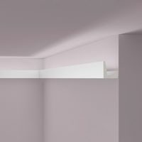 Eckleiste NMC IL5 ARSTYL Noel Marquet Zierleiste Stuckleiste für Indirekte Beleuchtung Modernes Design weiß 2 m