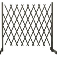 Clôture Clôture de jardin Panneau de clôture en treillis de jardin Gris 180x100 cm Bois de sapin 89899