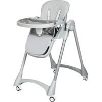 Dekko Baby High Chair 4 in1 Foldable Toddler Feeding Table Adjustable Portable