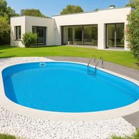 Piscina interrata per piccoli spazi 490x300x120 cm Kit Diamond