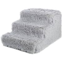 Scaletta morbida in gommapiuma e memory foam sfoderabile modello Nuvoletta per cani e gatti