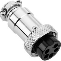 BeMatik - Connecteur micro 5 broches GX16 femelle de l"aviation de l"air