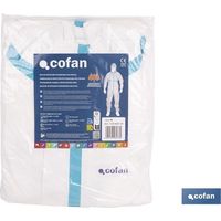 Combinaison de protection avec capuche, en polypropylène, conforme à la norme EN ISO 27065, taille M