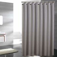 Fabric shower curtain, washable polyester bath curtain in the size 180.0 cm x 180.0 cm, plus waterproof