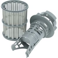 vhbw Filtro medio compatible con Neff S953HKX16E lavavajillas Tamiz lavaplatos, 7 cm gris